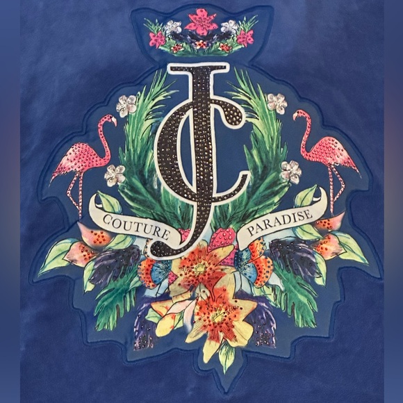 WOW POSHMARK - Authentic Juicy Couture Velour Embroidered Jacket - Picture 3 of 14